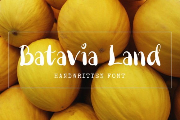 Batavia Land: A Display Font That Speaks With Authenticity