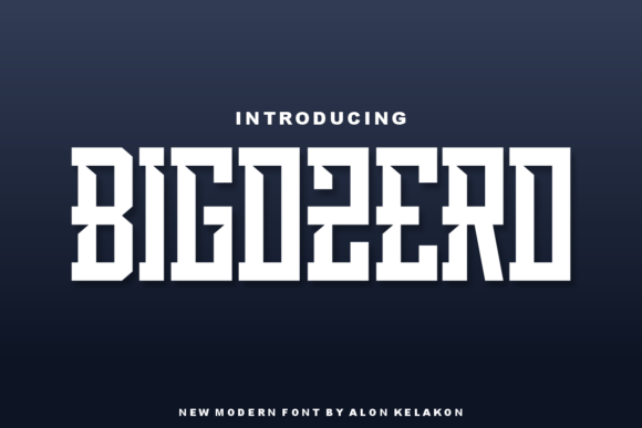 Bigozero: A Display Font That Makes Your Headlines Instantly Clickable