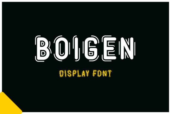 Boigen: A Modern Display Font That Elevates Digital Branding