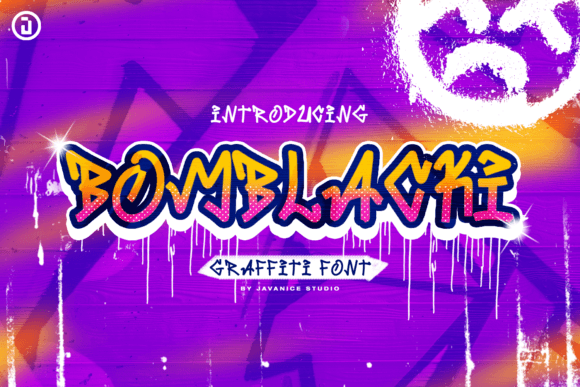 Bomblacki: A Playful Display Font for Digital Branding