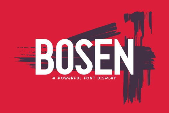 Bosen: A Modern Display Font That Elevates Digital Branding