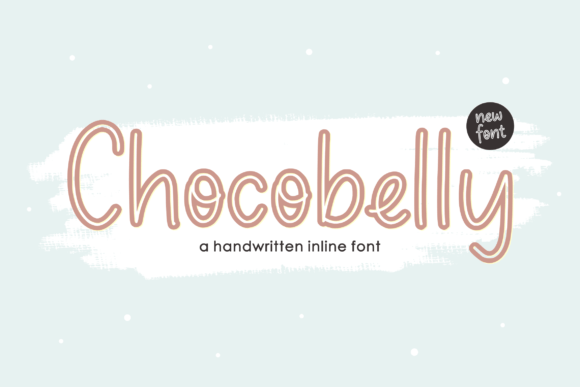 Chocobelly: A Handwritten Display Font That Feels Like a Design Secret