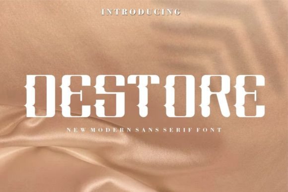 Destore: A Display Font That Anchors Your Editorial Voice