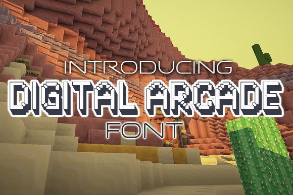 Digital Arcade: A Standout Display Font for Small Business Branding
