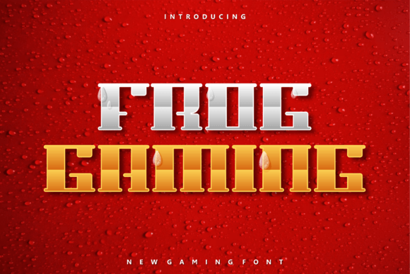 Frog Gaming: A Display Font That Adds Playful Polish to Your Brand