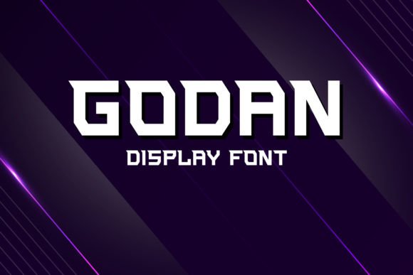 Godan Display Font for Handmade Creators
