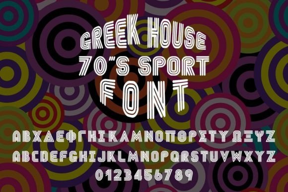 Greek House: A Display Font That Brings Energy and Identity to Your Brand