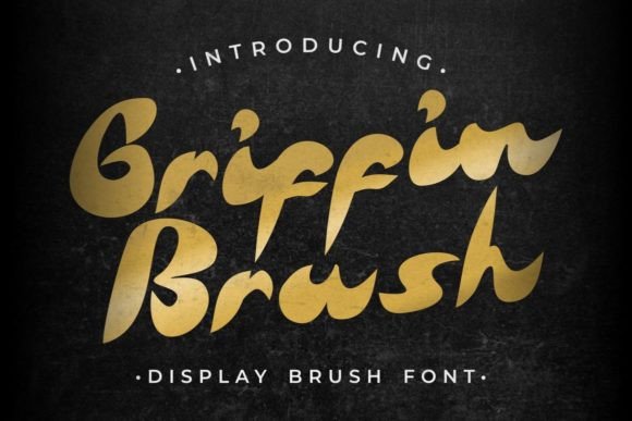 Griffin Brush: A Playful Display Font That Feels Like Hand-Drawn Magic