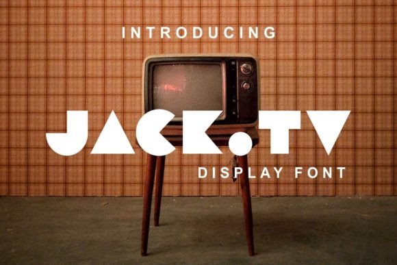 Jack Tv: A Bold, Vintage Display Font That Elevates Real Small Business Branding