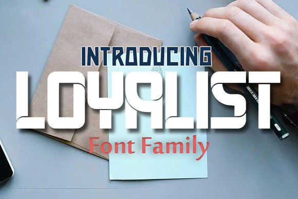 Loyalist: A Stylish Display Font for Real Branding Projects