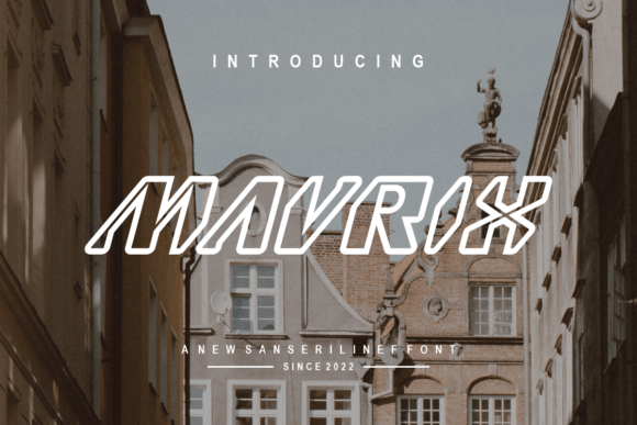Mavrix: A Sweet, Elegant Display Font for Small Business Branding