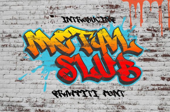 Metal Slub: A Bold Display Font for Handmade Labels & Printables