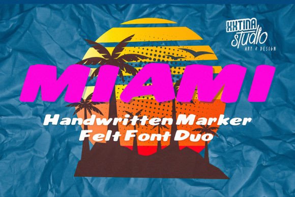 Miami Display Font for Bold, Friendly Digital Headlines