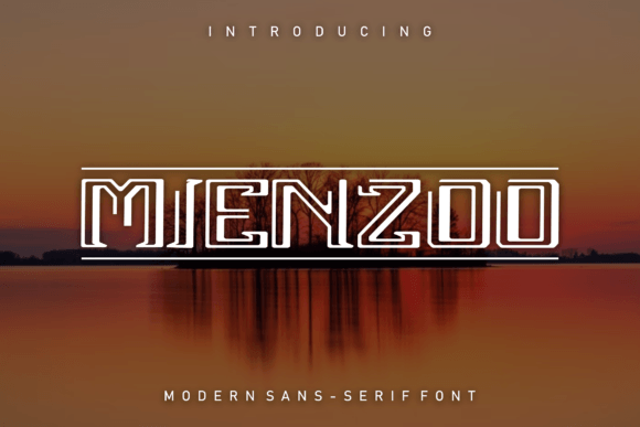 Mienzoo: A Modern Display Font for Editorial Impact