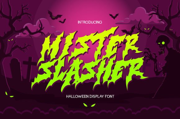 Mister Slasher: A Spooky Display Font That Builds Brand Recognition