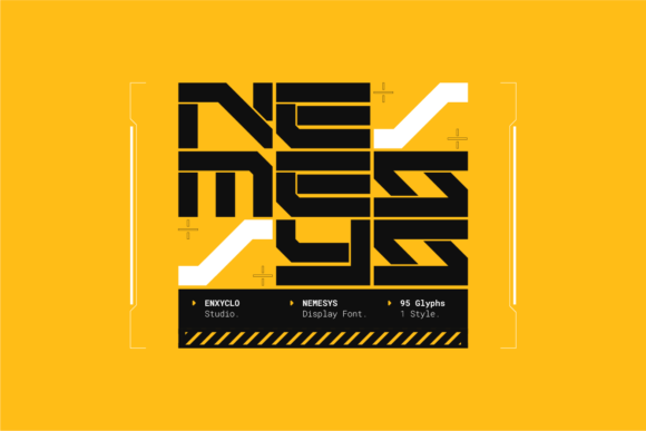 Nemesys: A Futuristic Display Font for Scroll-Stopping Campaigns