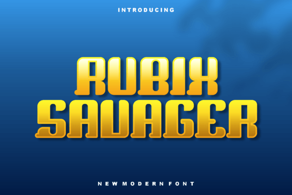 Rubix Savager: A Display Font That Speaks With Quiet Confidence