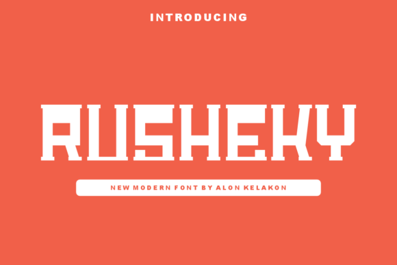 Rusheky: A Distinctive Display Font for Digital Branding
