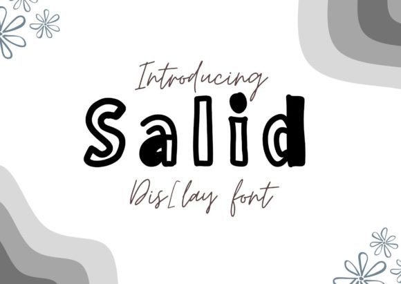 Salid: A Display Font That Commands Attention