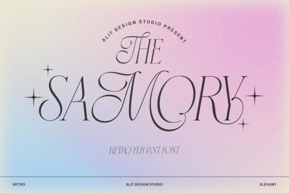 Samory Font: Elegant Display Type for Handmade Brands