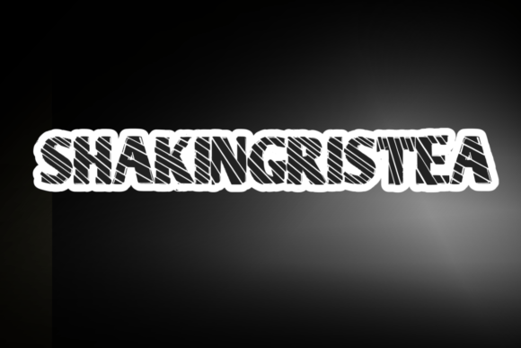 Shaking Ristea: A Playful Display Font for Handmade Labels & Printables