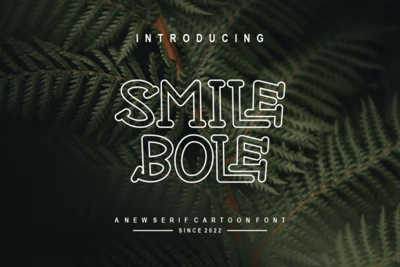 Smile Bole: A Display Typeface That Feels Like a Quiet Smile