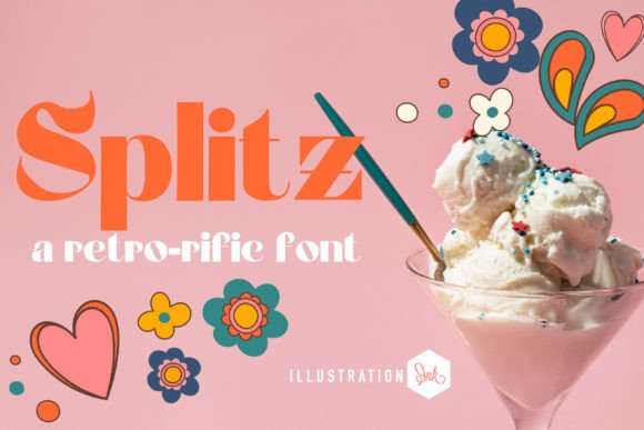 Splitz: A Retro Display Font That Delivers Instant Personality