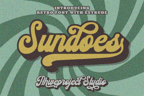 Sundoes: A Retro Script Font That Lifts Your Digital Brand