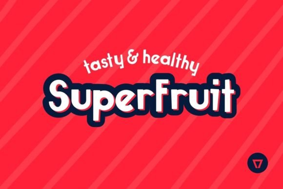 Superfruit: A Playful, Polished Display Font for Small Business Branding