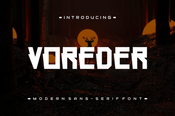 Voreder: A Display Font That Elevates Real Small Business Branding