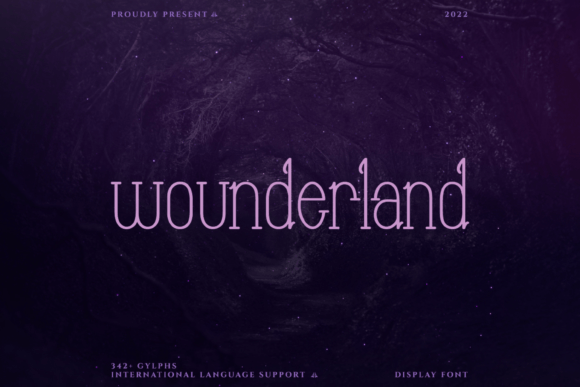 Wounderland: A Whimsical Display Font That Elevates Real Small Business Branding